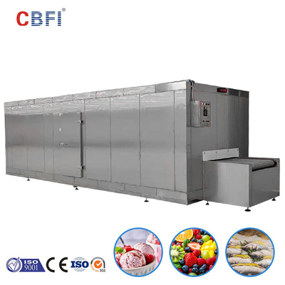 Iqf Hızlı Tünel Dondurucu Dondurulmuş Meyve Sebze Gıda Makinesi Ekipmanı