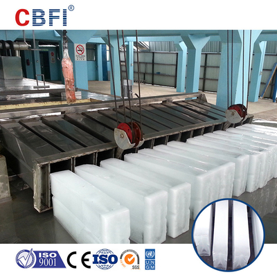 R404a Blok Buz Tesisi Projesi 5 Tondan 50 Tona Büyük Sanayi Fabrikası Makinası
