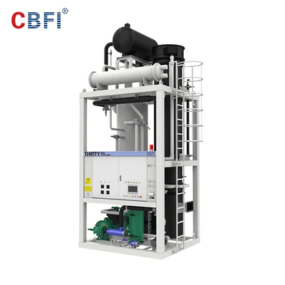 İtalya Castal Tube Buz Makinesi 3.5kW Güçle 28.3kw Soğutma Kapasitesi Elektrik Gücü Kaynağı