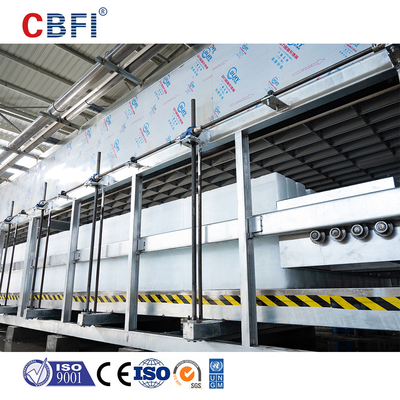 Paslanmaz çelik buharlaştırıcı buz makinesi 220V / 50Hz buz yapmak için