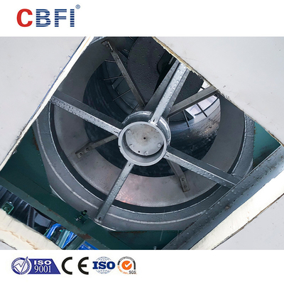 1.0mm-2.5mm buz kalınlığı ve 1-60 ton/24 saat kapasitesi olan gelişmiş gevşek buz makinesi