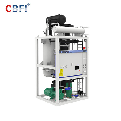 Yarı Hermetik Kompresör ile CBFI Freon Sistemi 30 Tonluk Buz Tüpü Makinesi